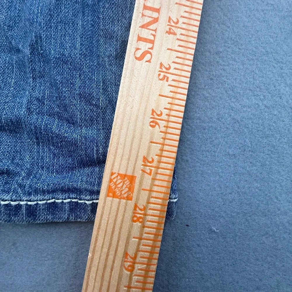 Cody James Jeans Mens 30x30 Blue Western Straight Leg Heavy Stitch Denim